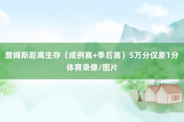 詹姆斯距离生存（成例赛+季后赛）5万分仅差1分体育录像/图片