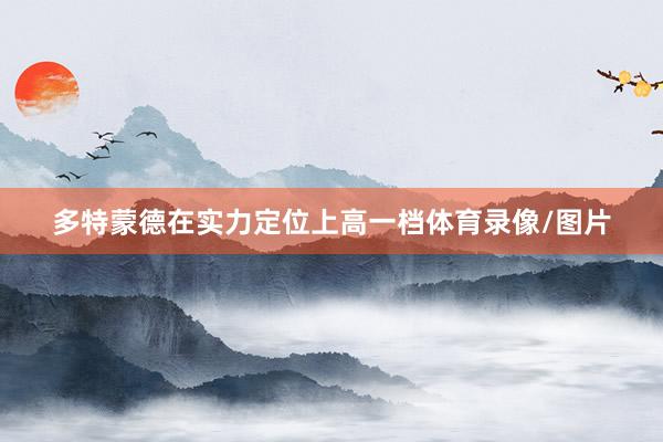多特蒙德在实力定位上高一档体育录像/图片